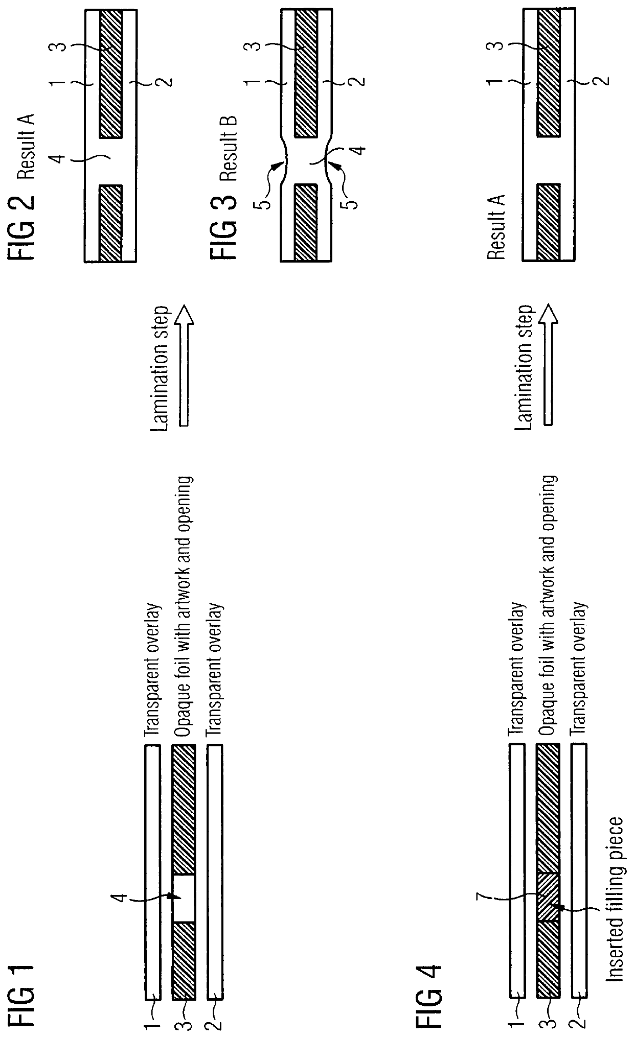 Method of manufacturing cards with a transparent window