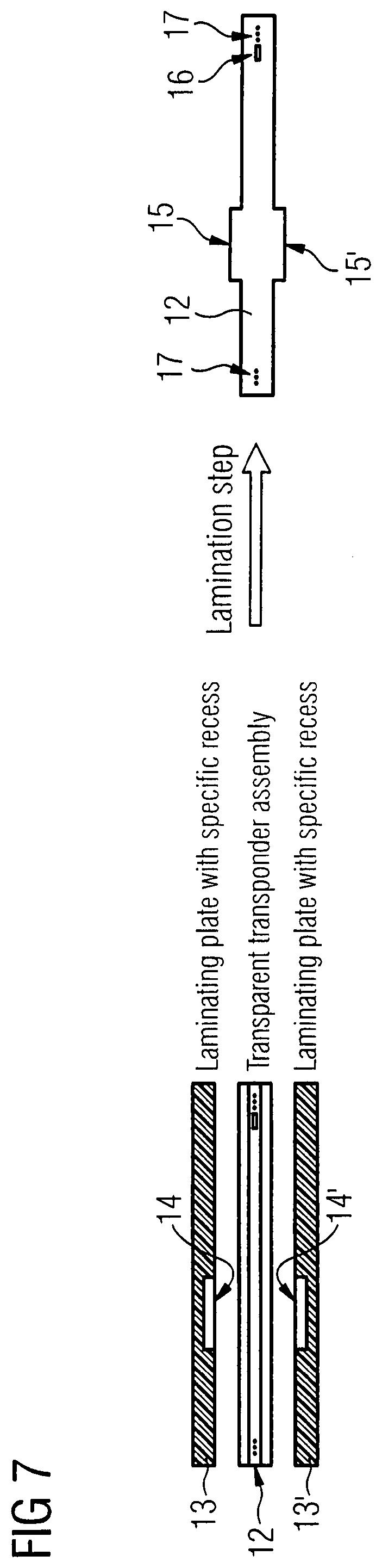 Method of manufacturing cards with a transparent window