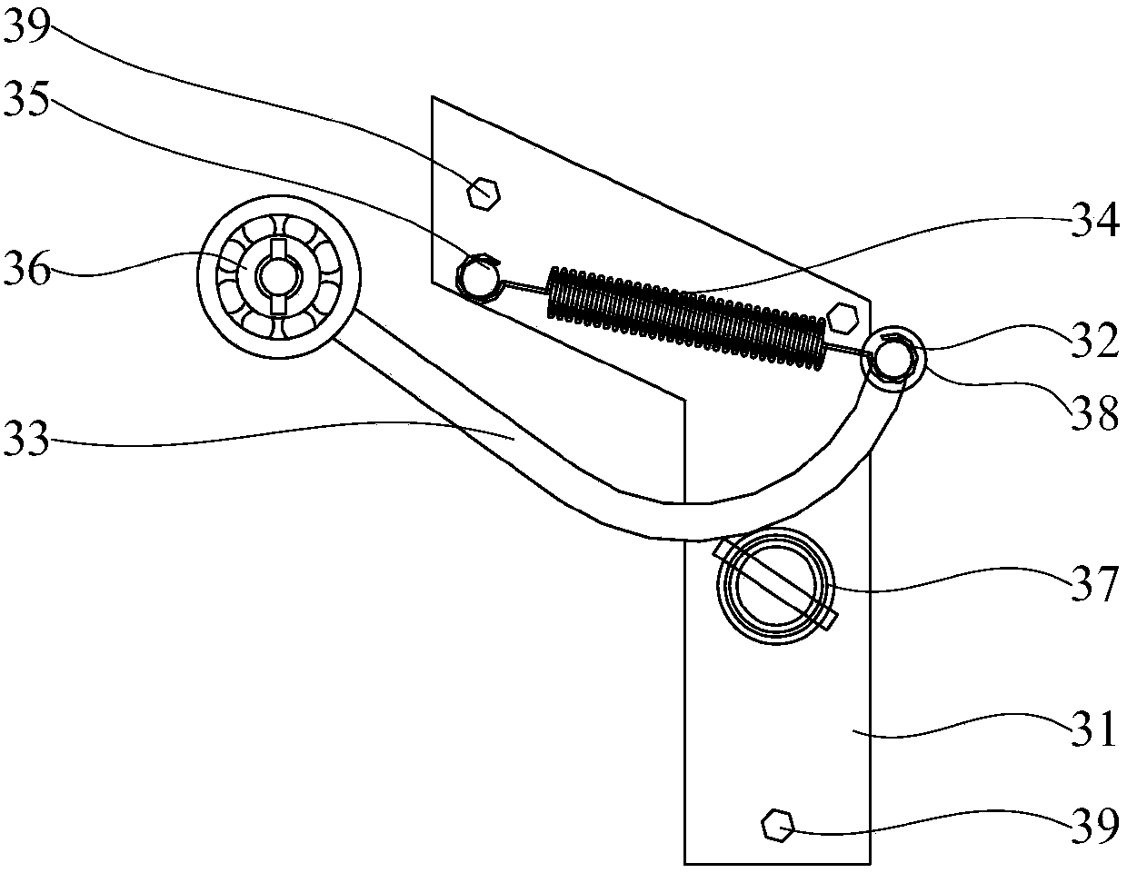 Automatic safety pedal device for construction elevator