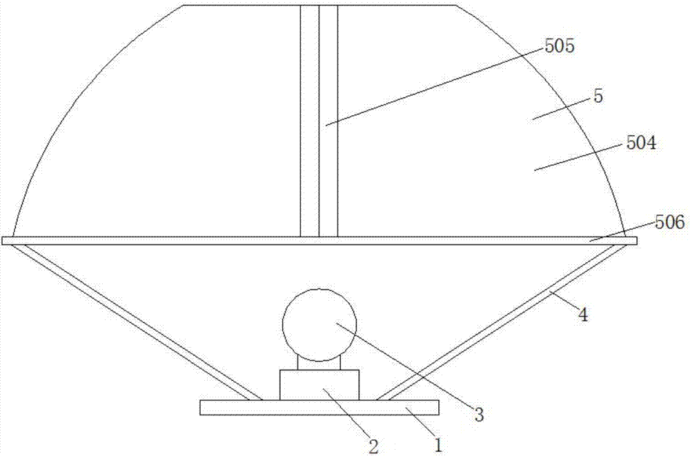 Integral type photo-catalytic lamp for air purification and preparation method of integral type photo-catalytic lamp