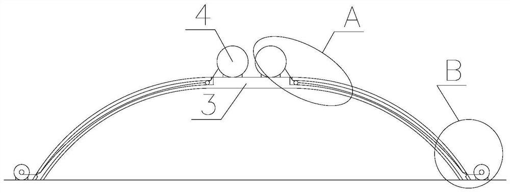 Plant lighting system for sunlight greenhouse and arched shed