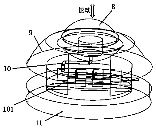 Micro-strip energy collector and broadband fluid energy collector