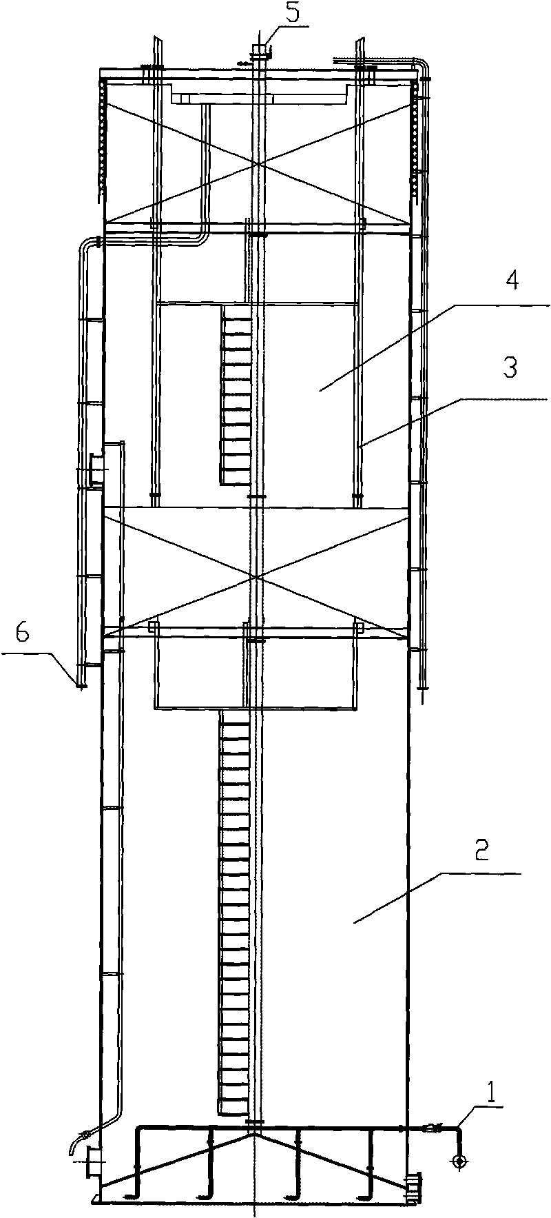 Method for processing percolation liquid of domestic garbage