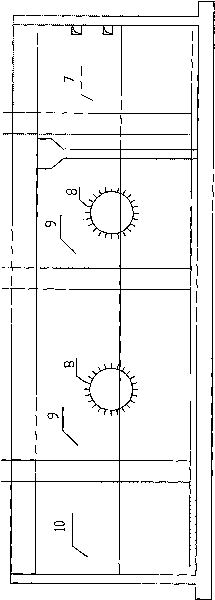 Method for processing percolation liquid of domestic garbage