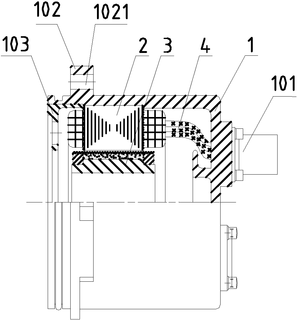 Two-channel symmetric output permanent magnetic generator