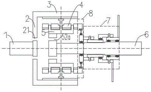 Variable air gap self-protection cylinder permanent protection speed regulator