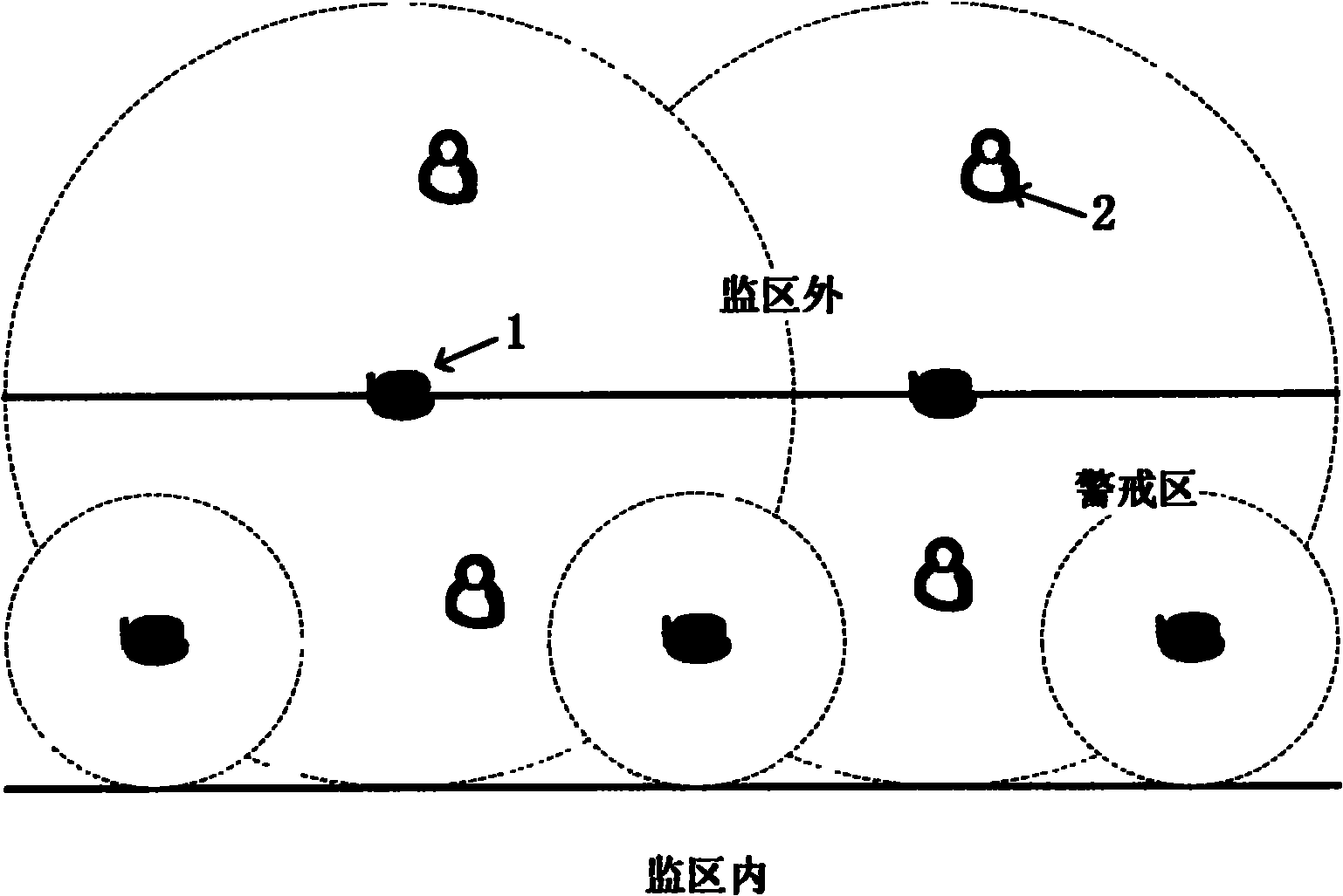 Real-time positioning system of prisons based on RFID and implementation method thereof