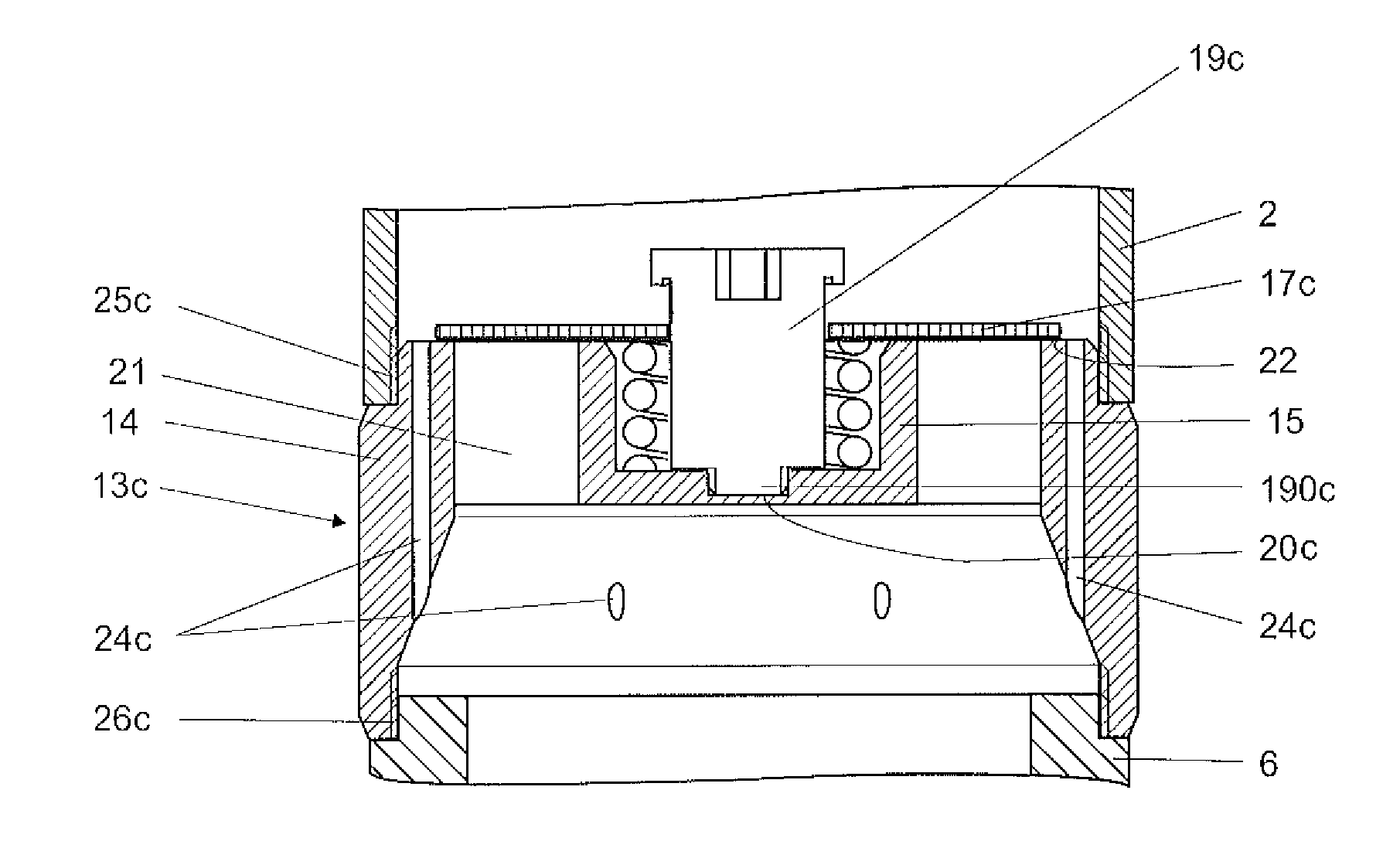 Hydraulic damper with compensation chamber