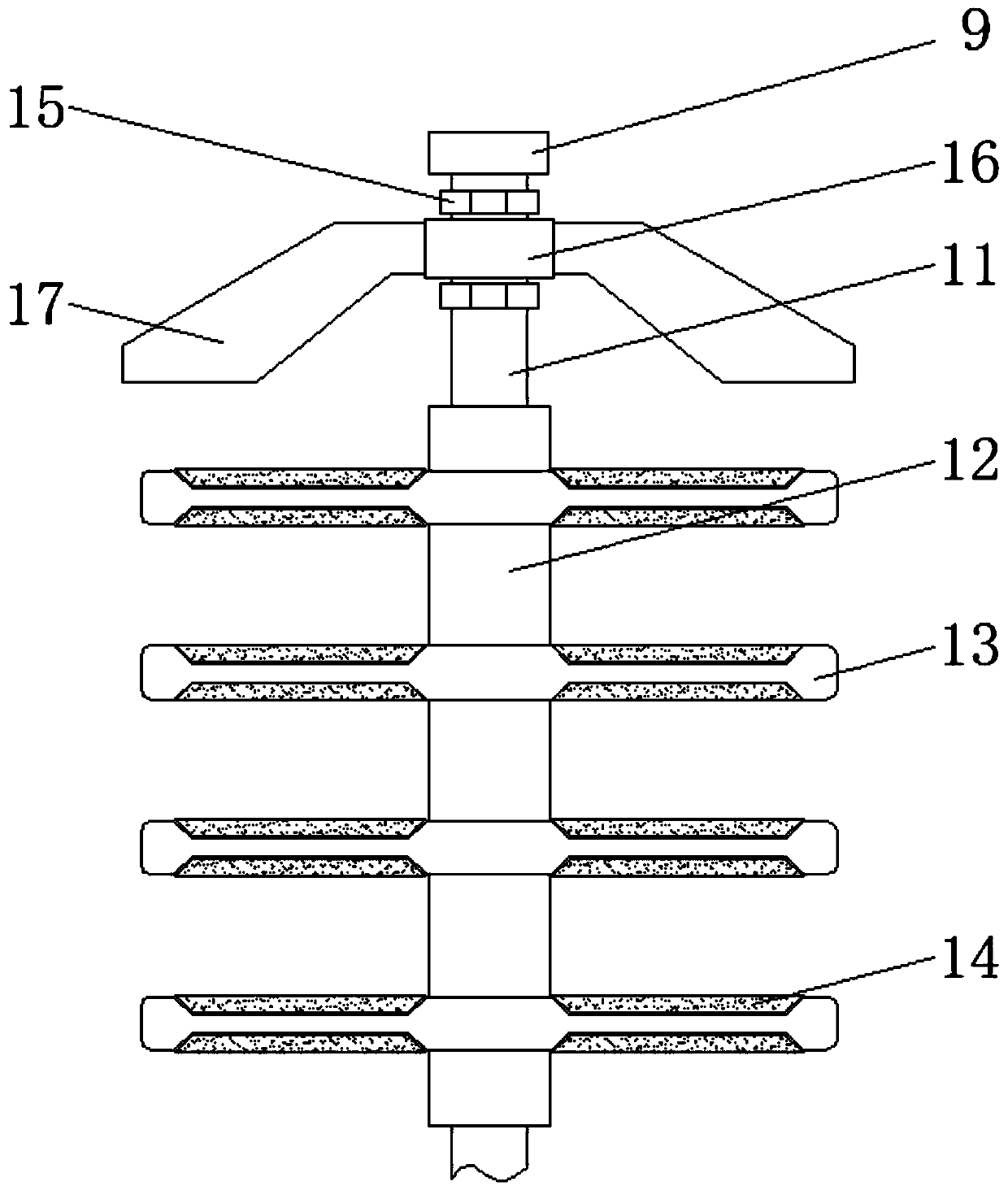 Paper making device realizing cyclic utilization of waste paper