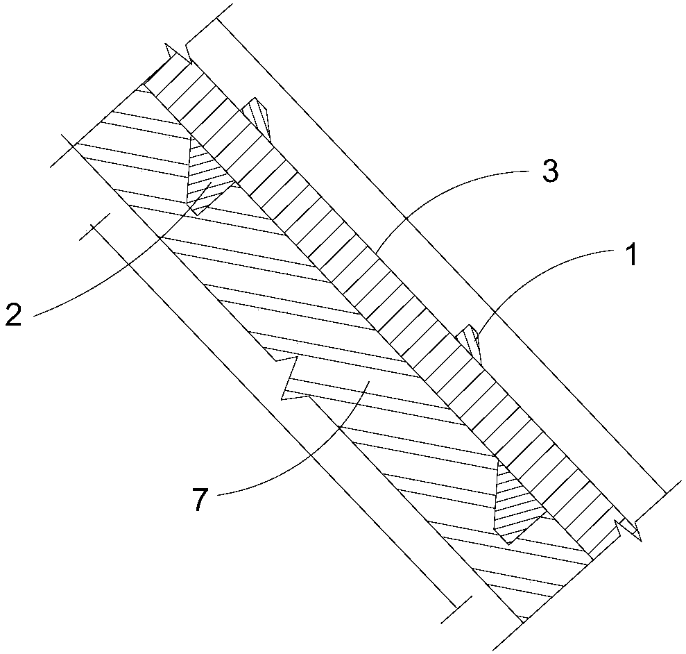 Slope drainage trench design method and application and drainage trench