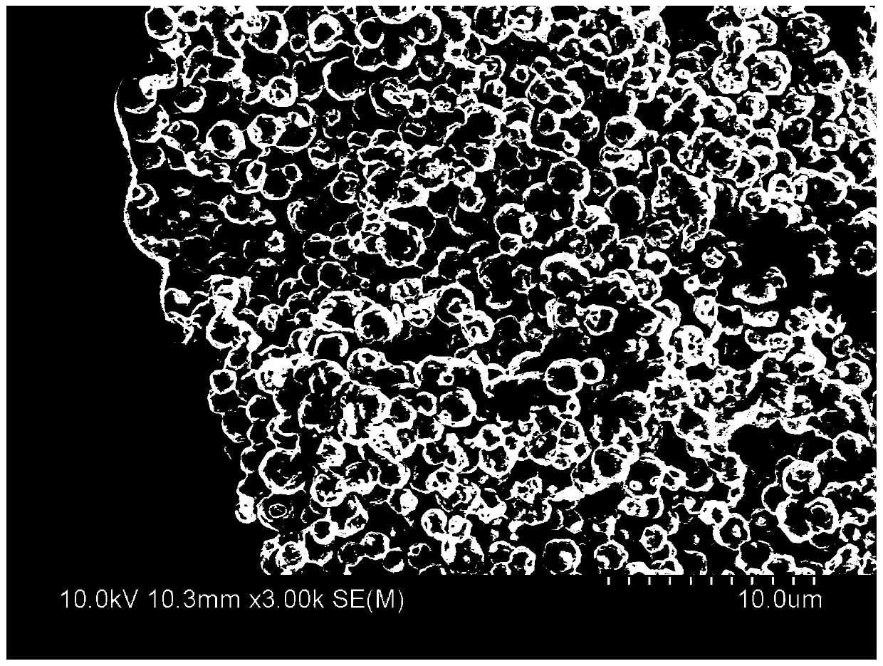 Preparation method of spheroidal silver powder