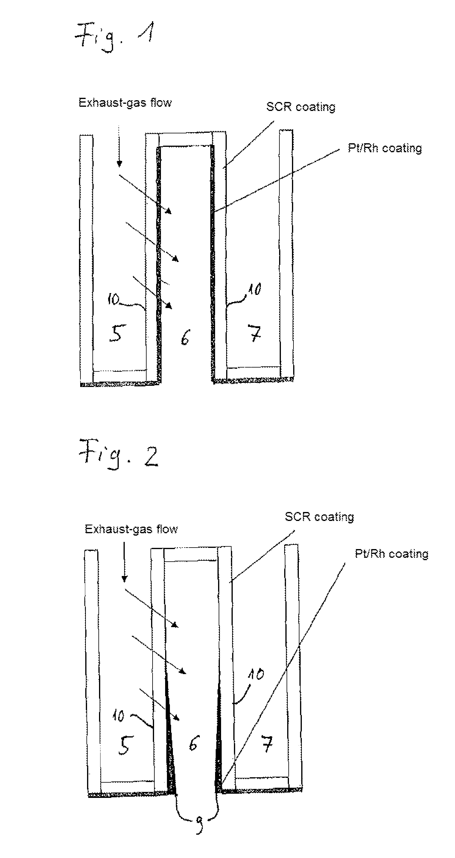 Particle reduction with combined SCR and NH3 slip catalyst