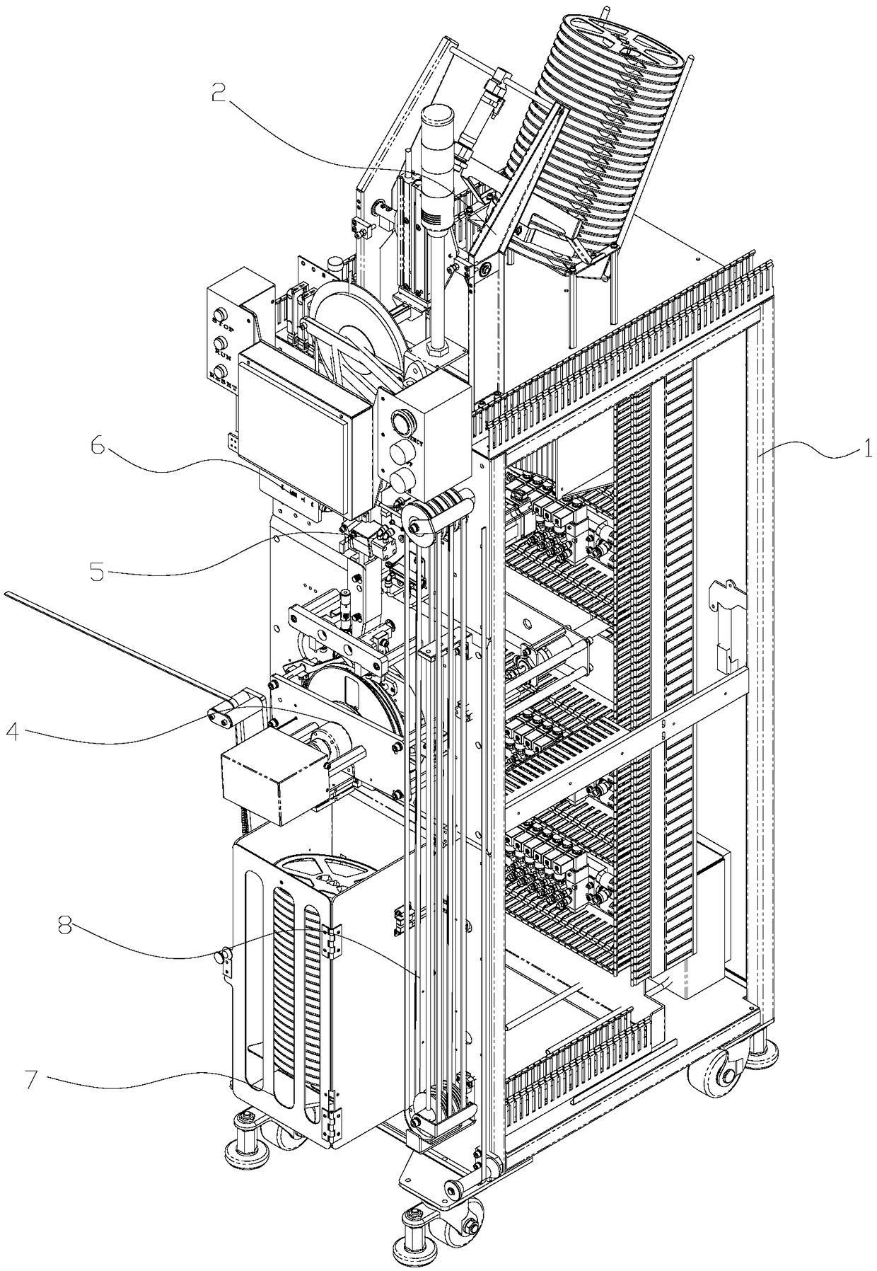 Automatic plate replacing machine