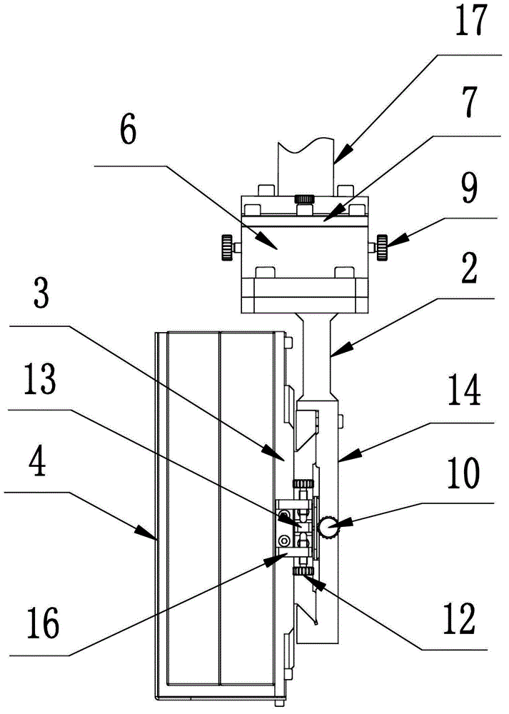 CCD (charge coupled device) angle adjusting device for dentistry CT (Computed Tomography) imaging