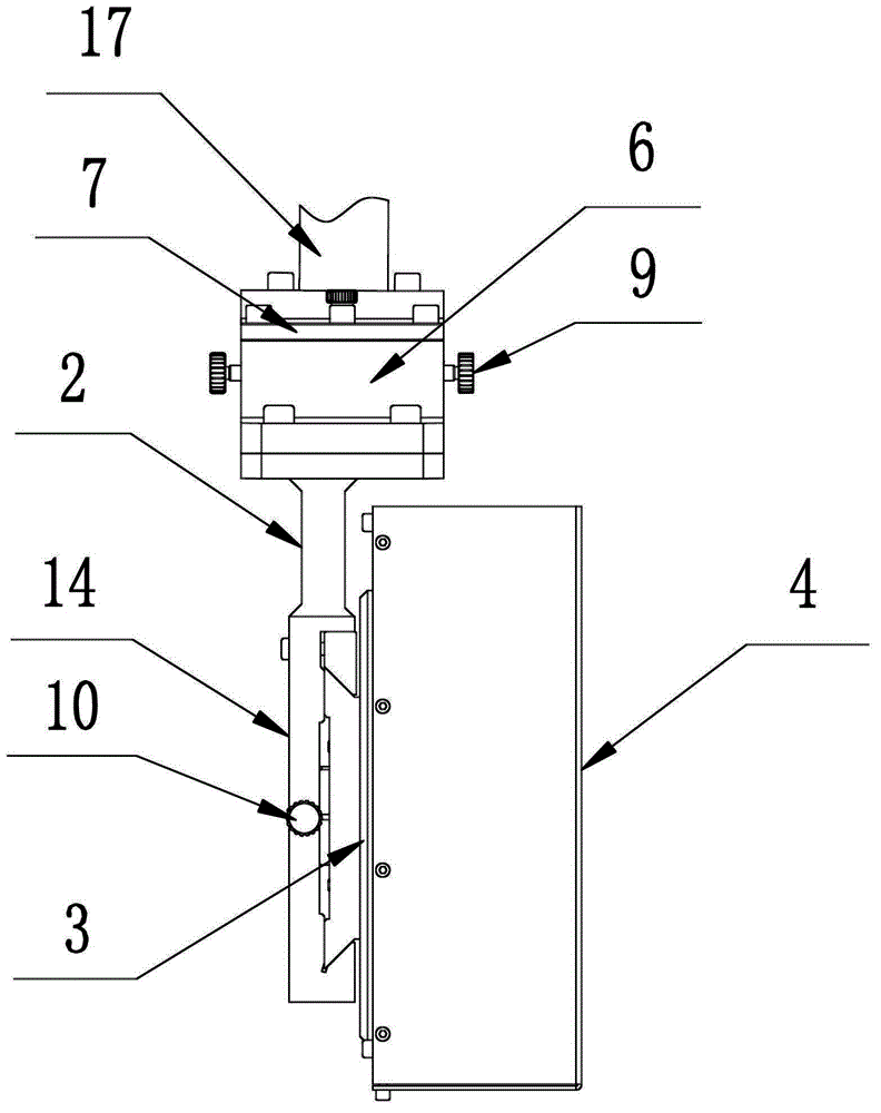 CCD (charge coupled device) angle adjusting device for dentistry CT (Computed Tomography) imaging