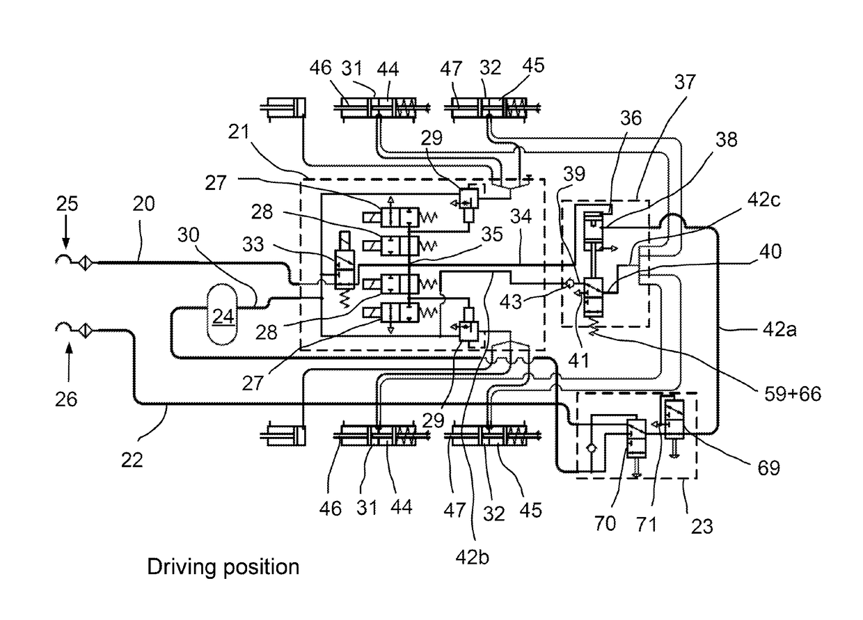 Method for controlling brakes in a trailer vehicle