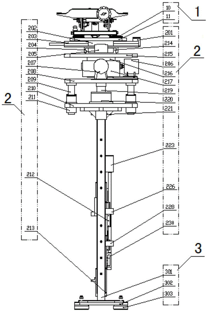 Five degrees of freedom car seat vibration test bench