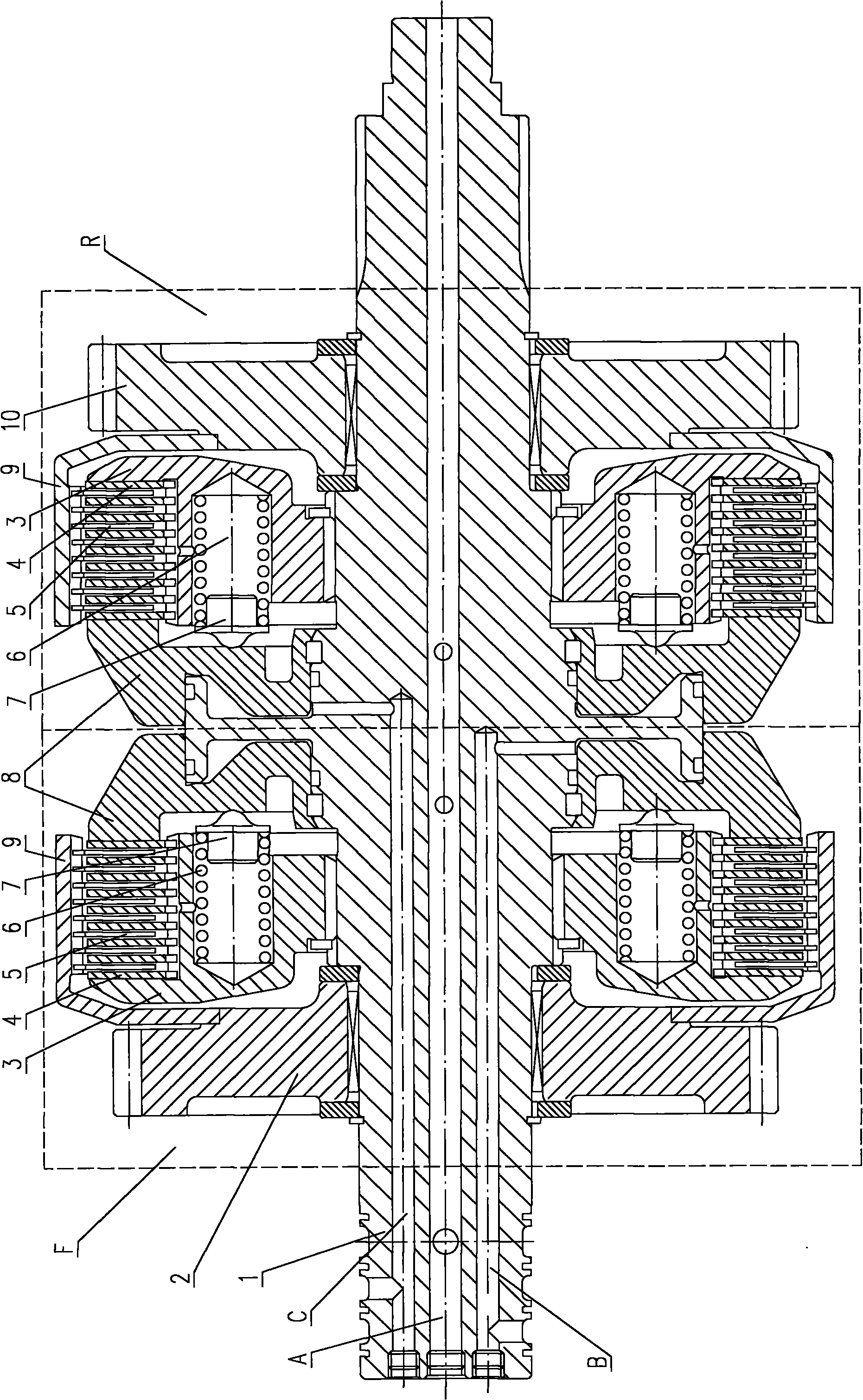 Tractor load reversing clutch device