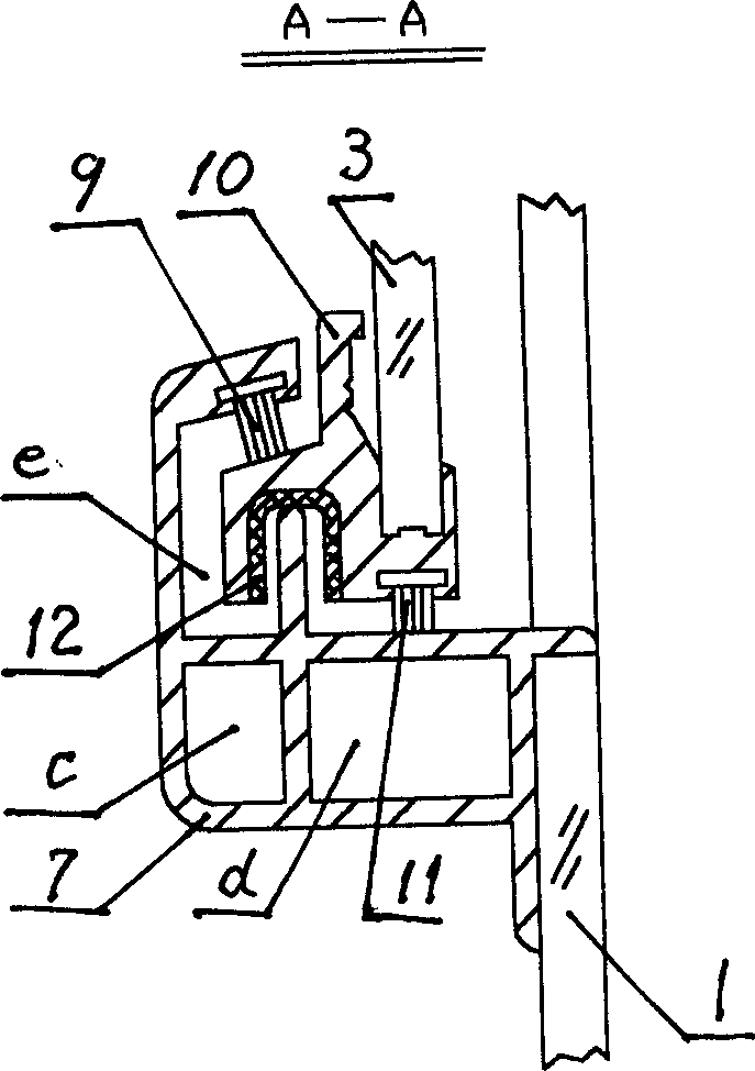 Adhesion type push pull safety glass window for automobile and its manufacturing technology