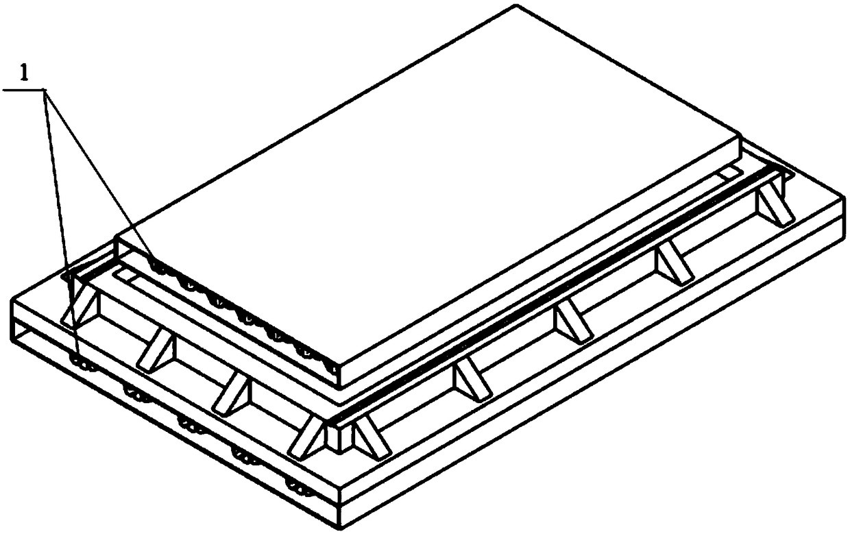 A through-type cooling channel ultra-high molecular weight polyethylene sheet forming mold