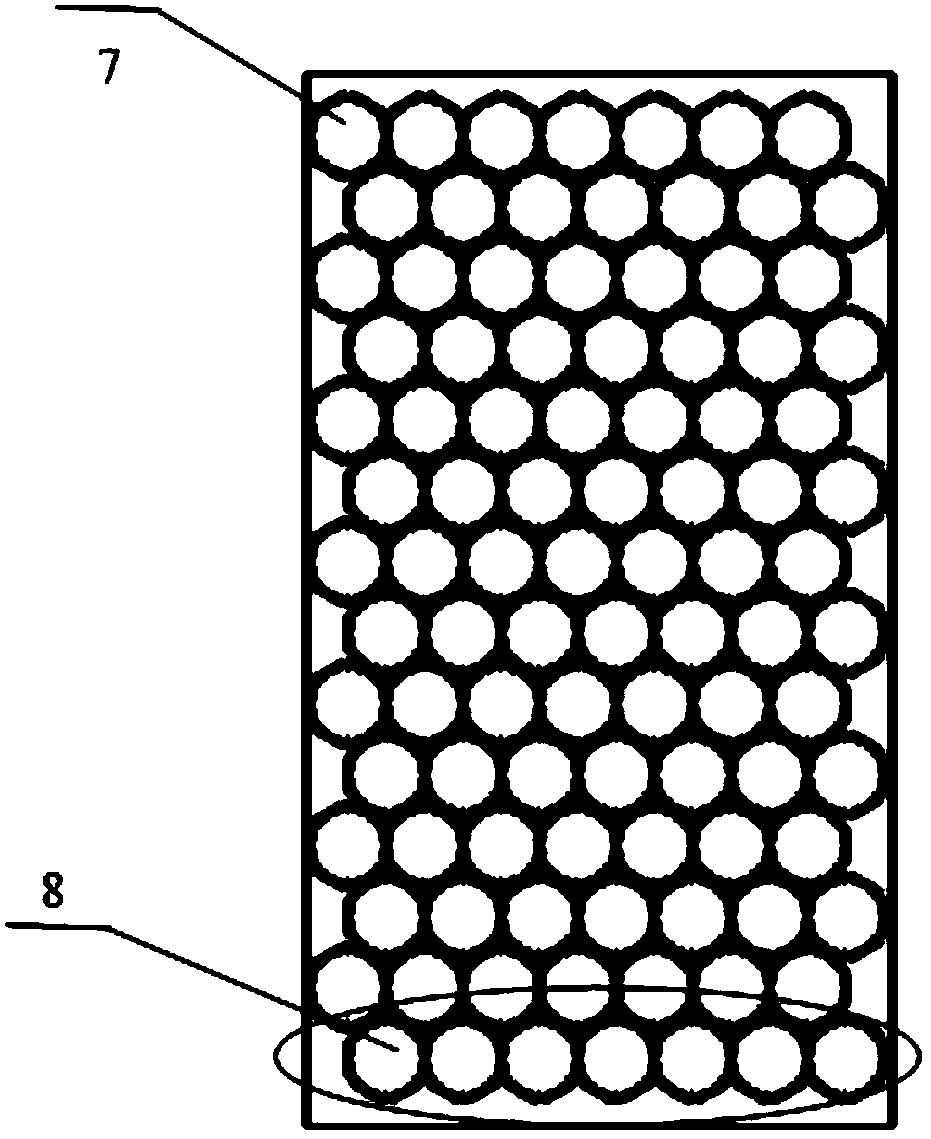 A through-type cooling channel ultra-high molecular weight polyethylene sheet forming mold