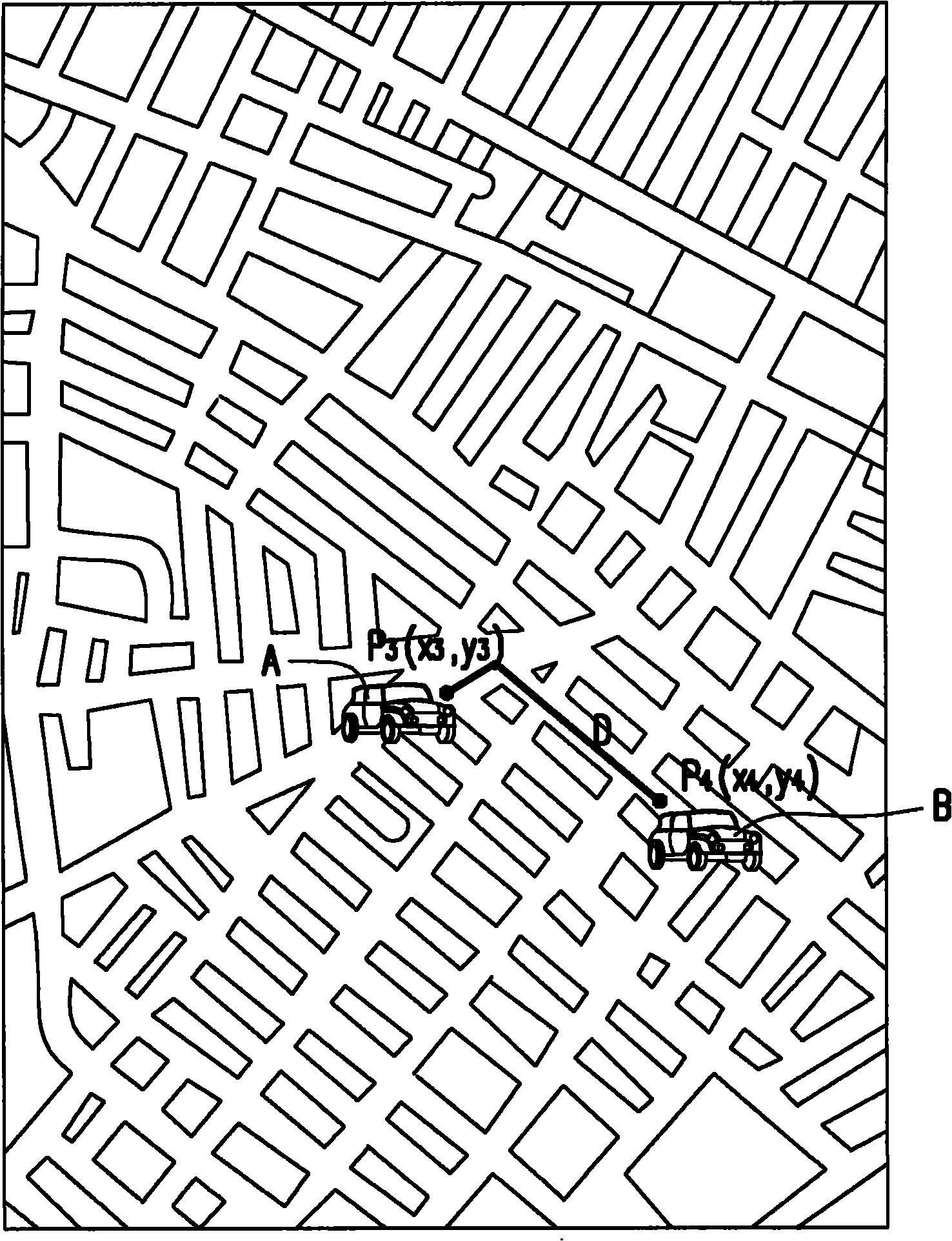 Mobile target tracking and navigation method, device thereof and computer program product used