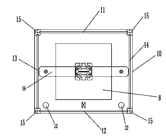 Dot bubble repair device of touch screen