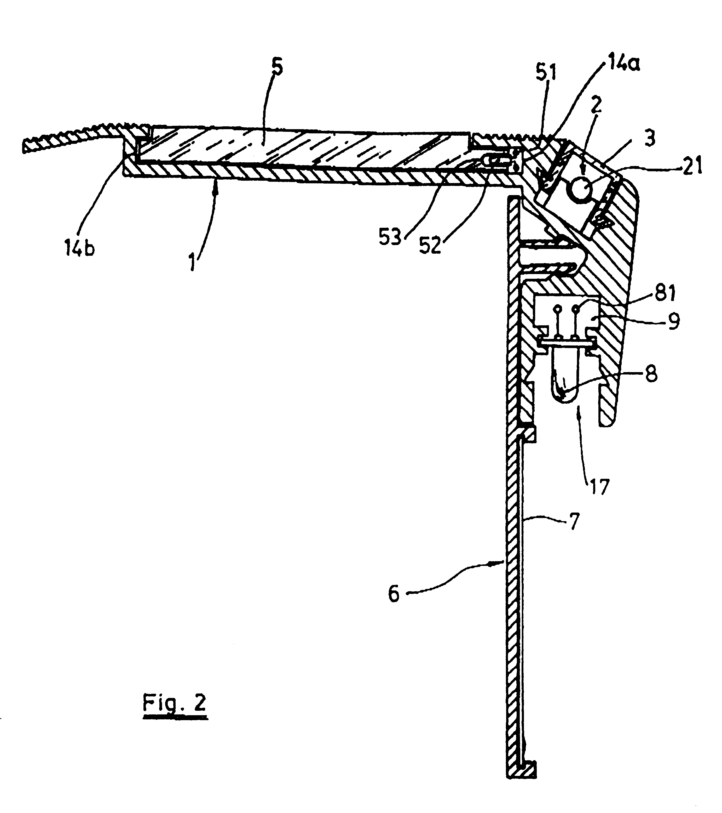 Lit-up marking device for steps and grandstands