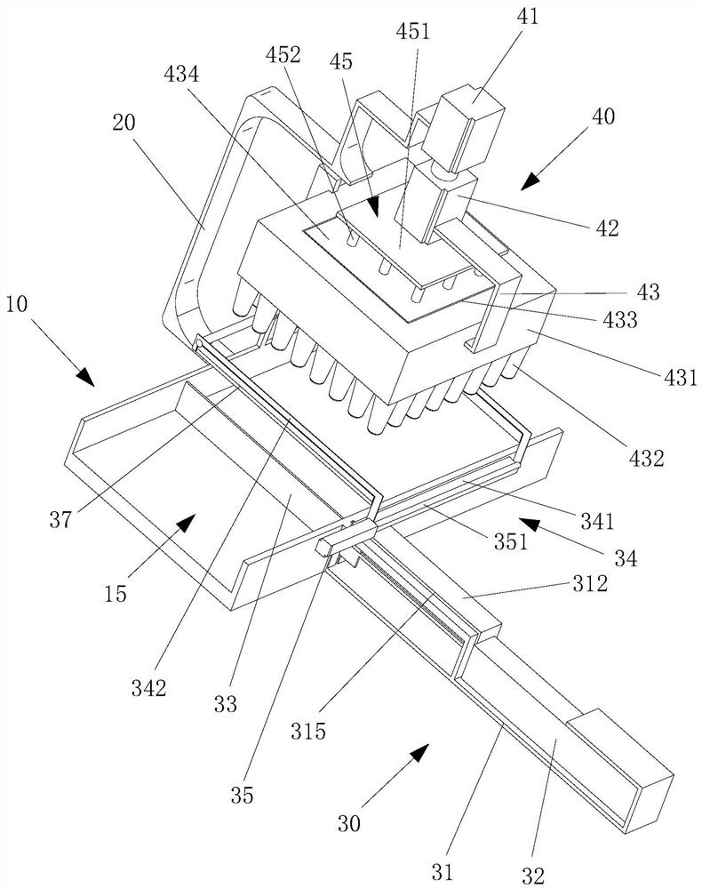 Film pasting device for aluminum alloy product inner shell