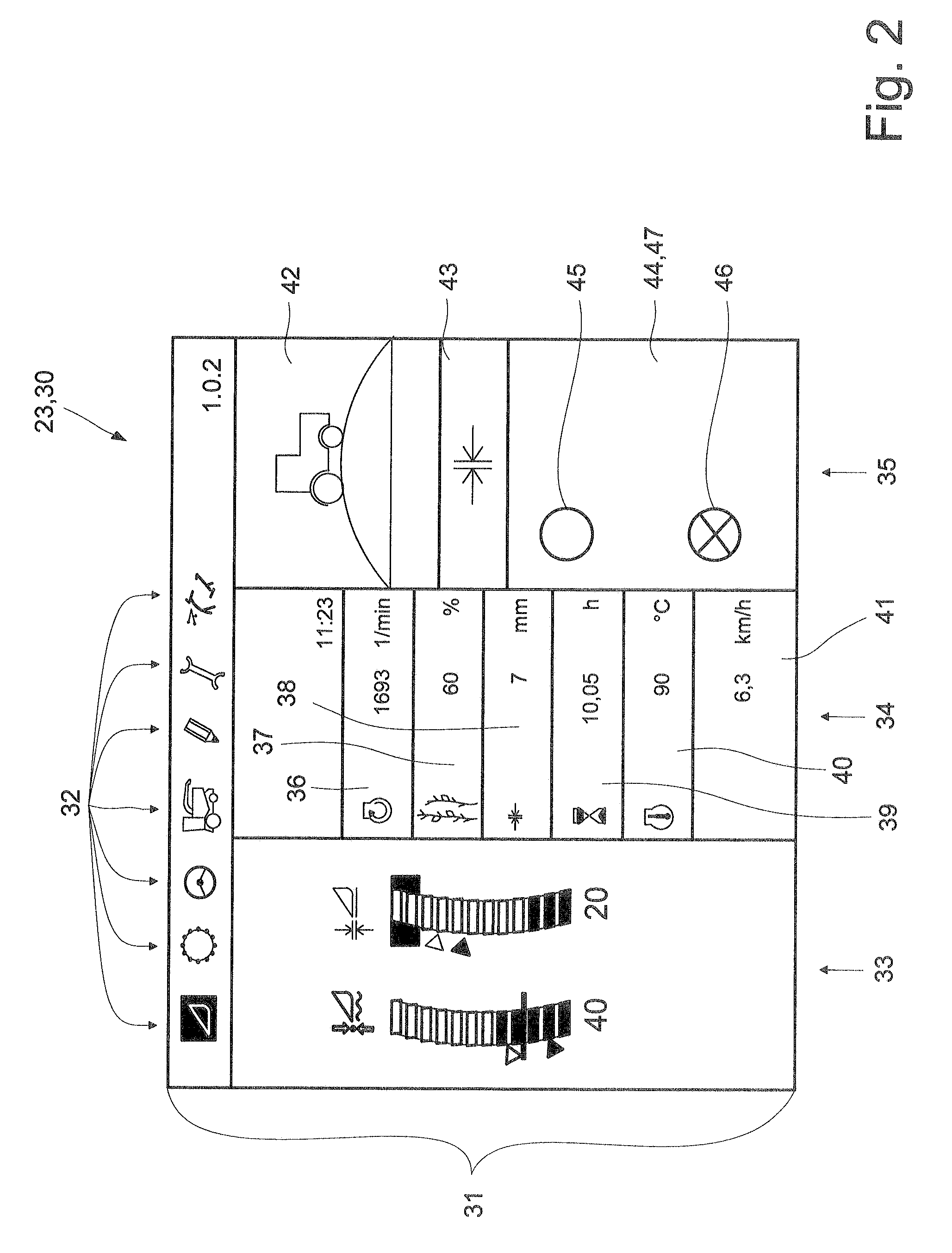 Agricultural harvesting machine