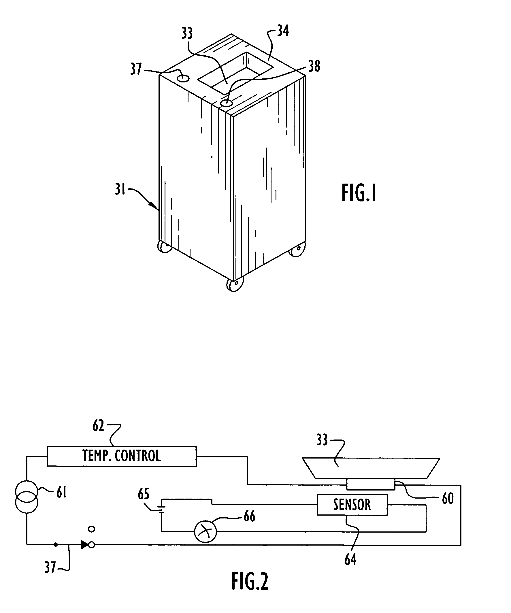 Method and apparatus for protecting sterile drapes in surgical thermal treatment systems