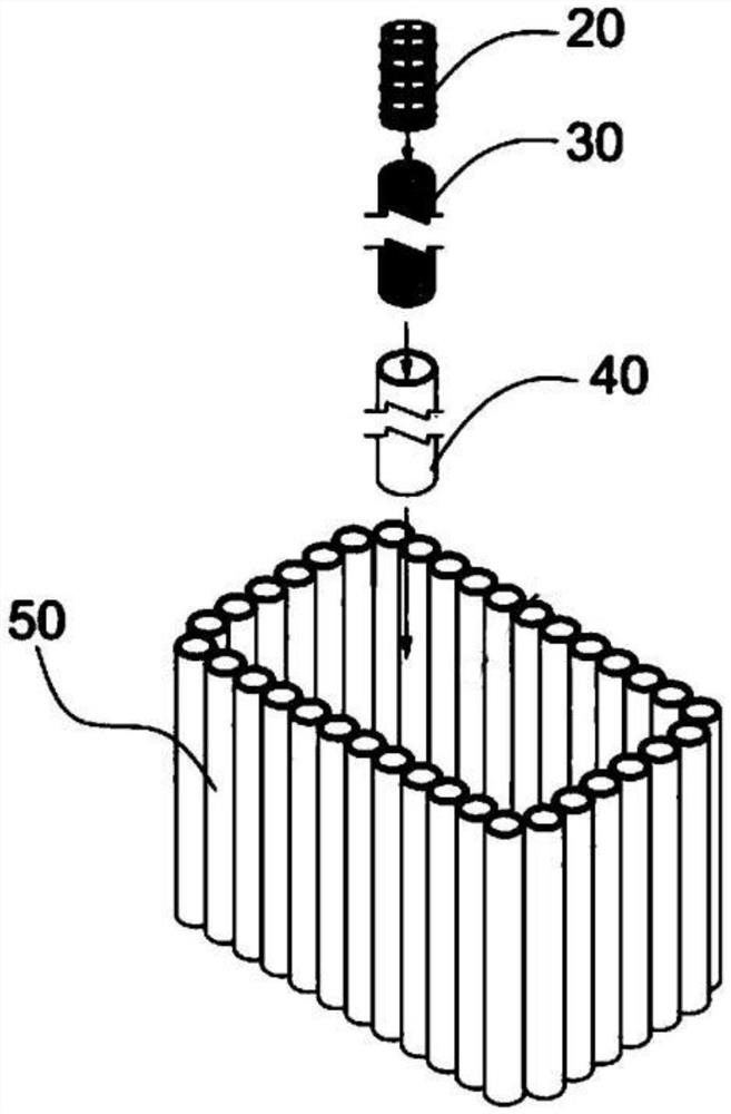 Underwater construction device and construction method for piers and caps of cross-sea bridges