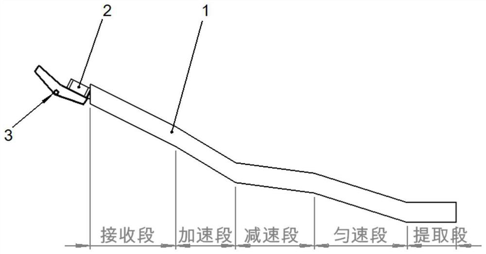 Luggage conveying chute and luggage conveying system