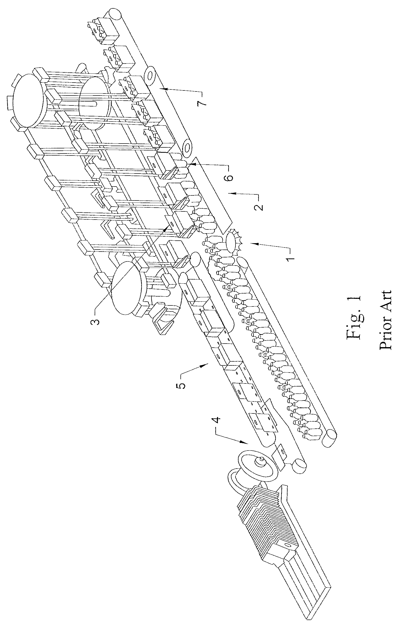 Packaging system having loading carousel