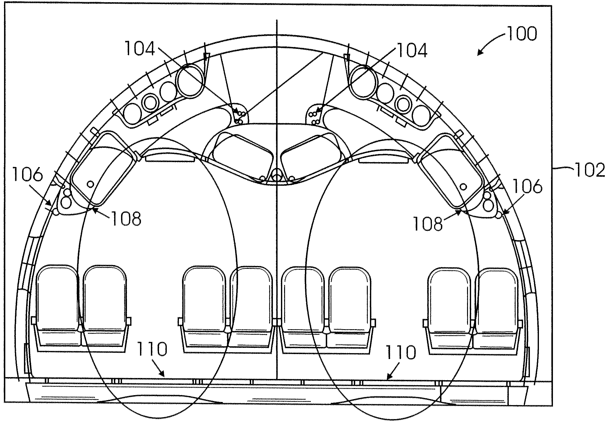 Aircraft cabin lighting