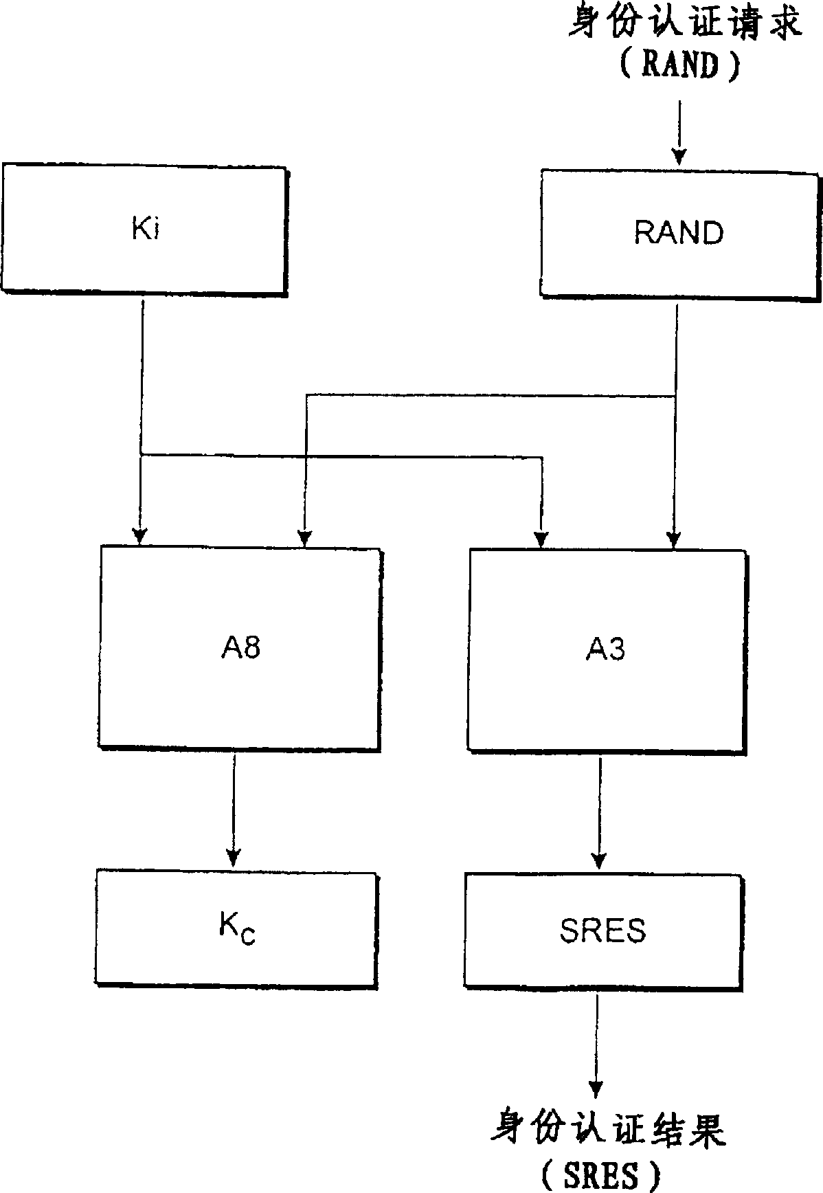 Preventing misure of copied subscriber identity in mobile communication system