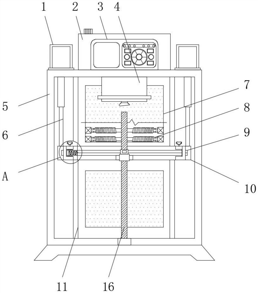 Automatic spraying device