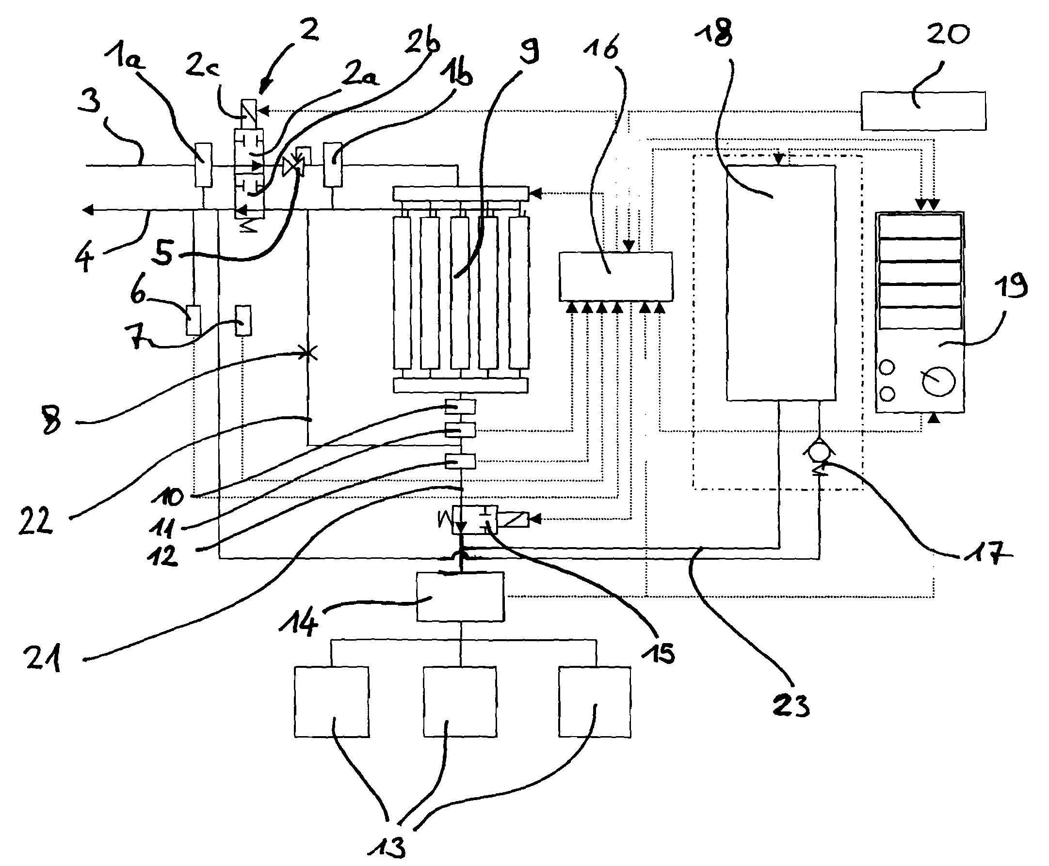 Oxygen breathing device for an aircraft