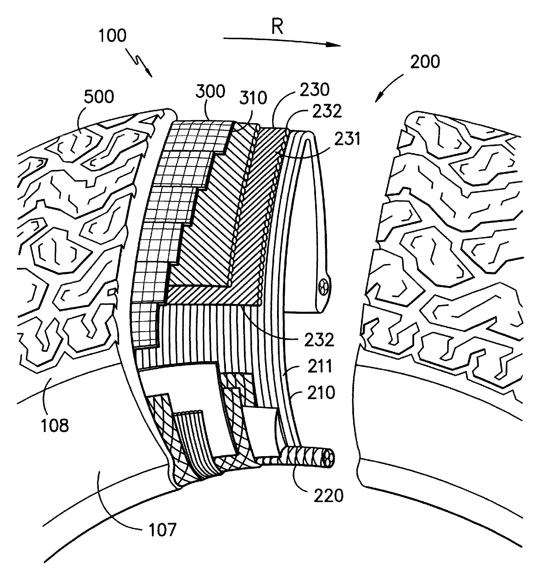 Process for Forming Pneumatic Tire with Leno Cap Ply