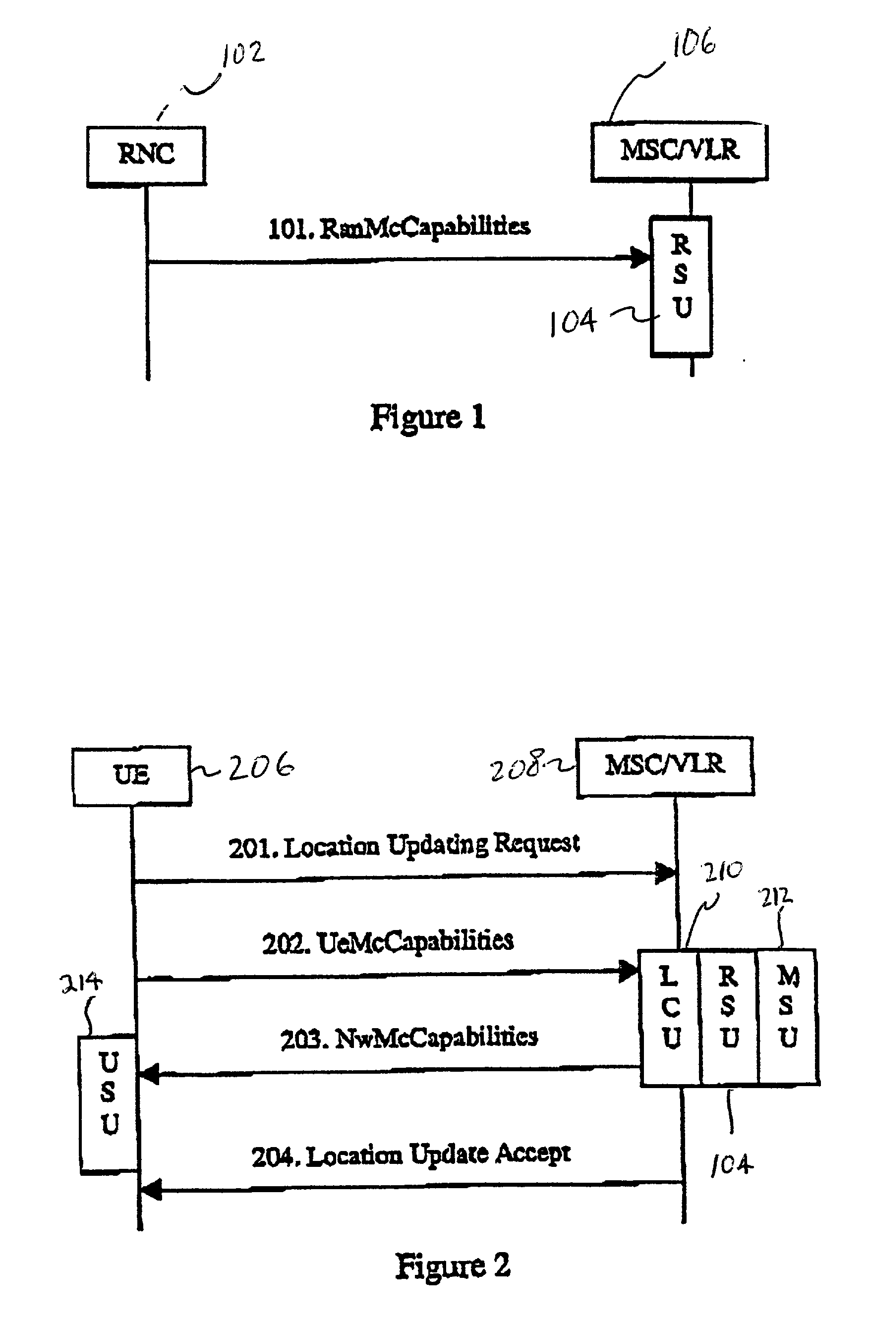 Method and system for exchange of multicall capabilities between terminal and network