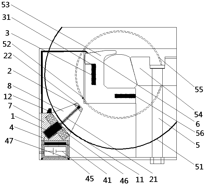 TBM hob full-state real-time on-line monitoring system and measurement method thereof