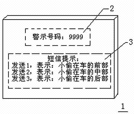 Method for realizing anti-theft warning on buses