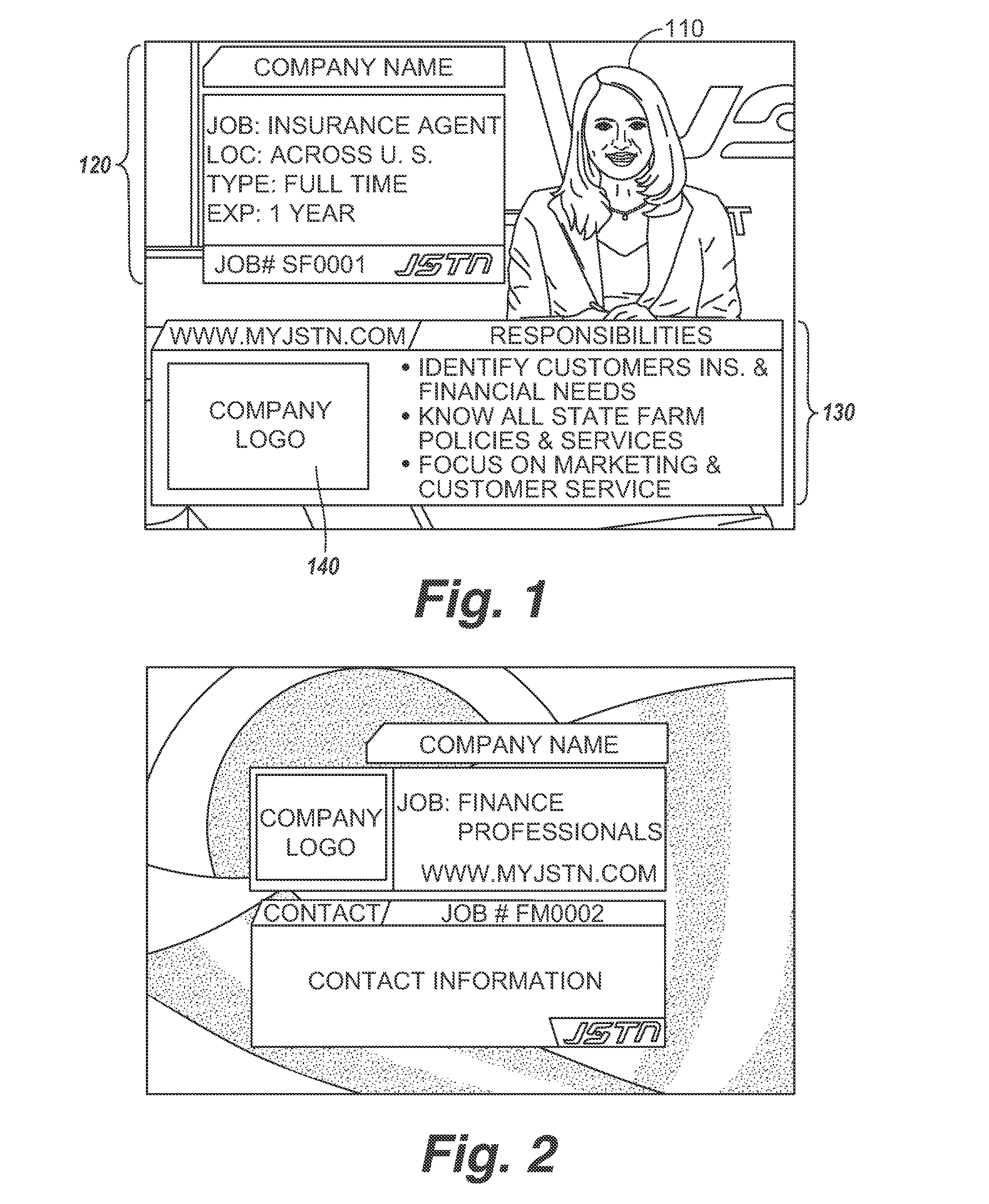 Toolbar application for accessing visual job information