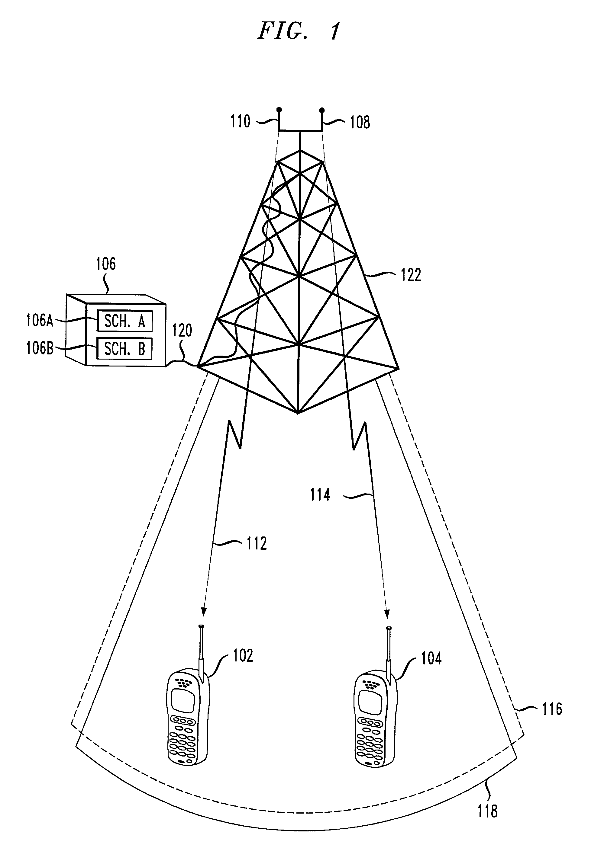 Method for multi-antenna scheduling of HDR wireless communication systems