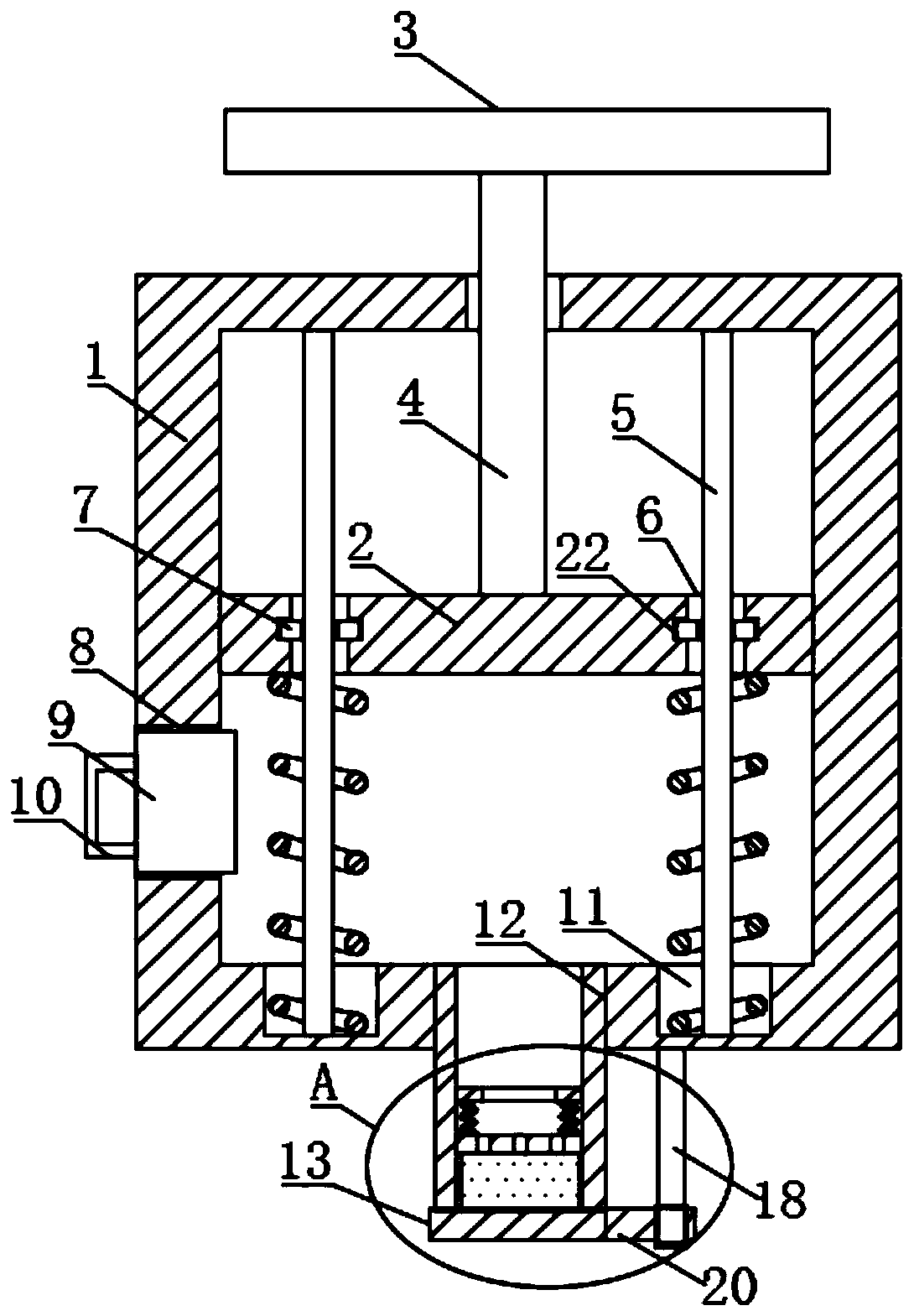 A portable lubricating device for milling machine tools