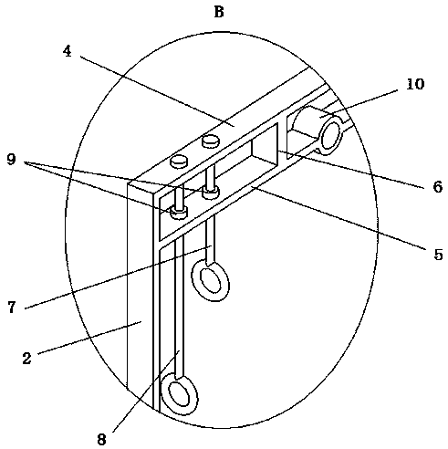 Auxiliary frame for neurosurgery operating table