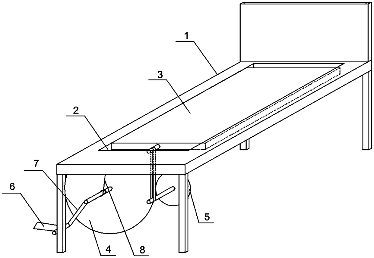 Inspection bed for transient elastography technology