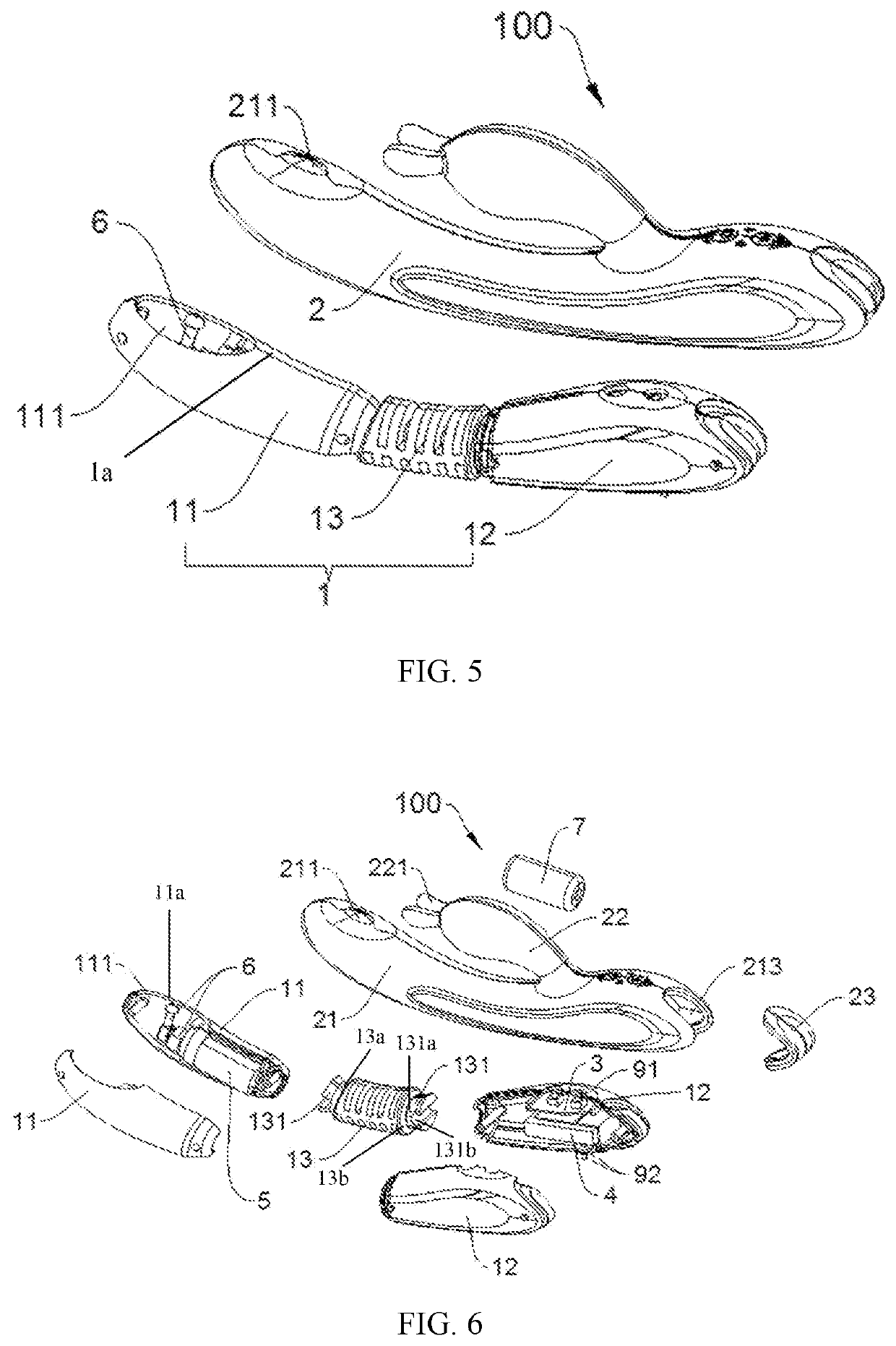 Massage device integrated with electrical pressing,tapping and vibration functions