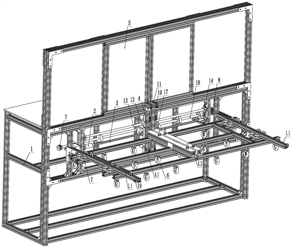 Intelligent balcony clothes airing system integrating automatic window opening and closing and rain shielding functions