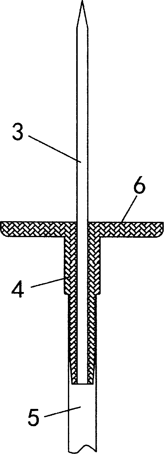 Disposable transfusion needle